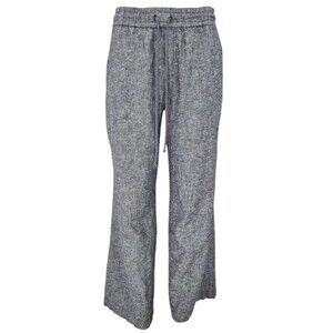 Soho Street Linen Pants Womens Sz M Viscose Pull On Drawstring Pockets Lagenlook